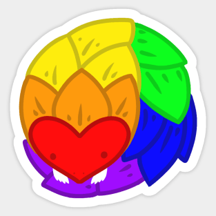 Pride Pangolin - Rainbow Sticker